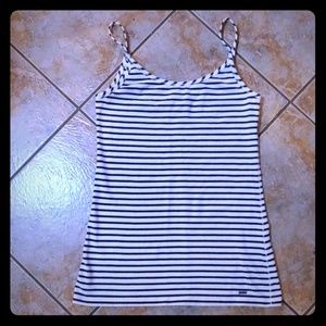 Hollister stripe tank top